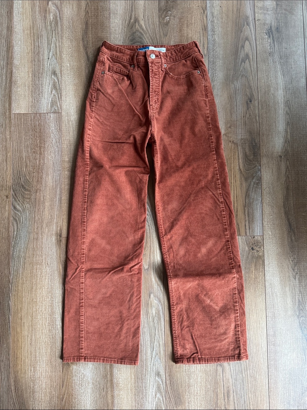 Old Navy Wide-Leg Corduroy Pants in Rust